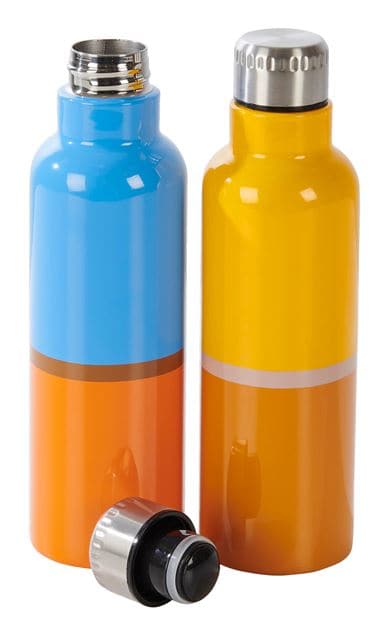 Casa SANTI Multicolored thermal bottle H 24 cm; Ø 7 cm