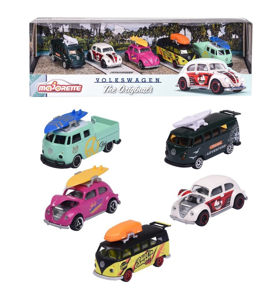 Majorette Volkswagen The Originals Giftpack 5 pz