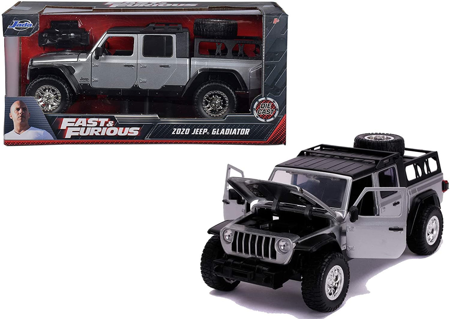 Toys Hollywood Riders - Fast & Furious 9: 2020 Jeep Gladiator (Scala 1:24)