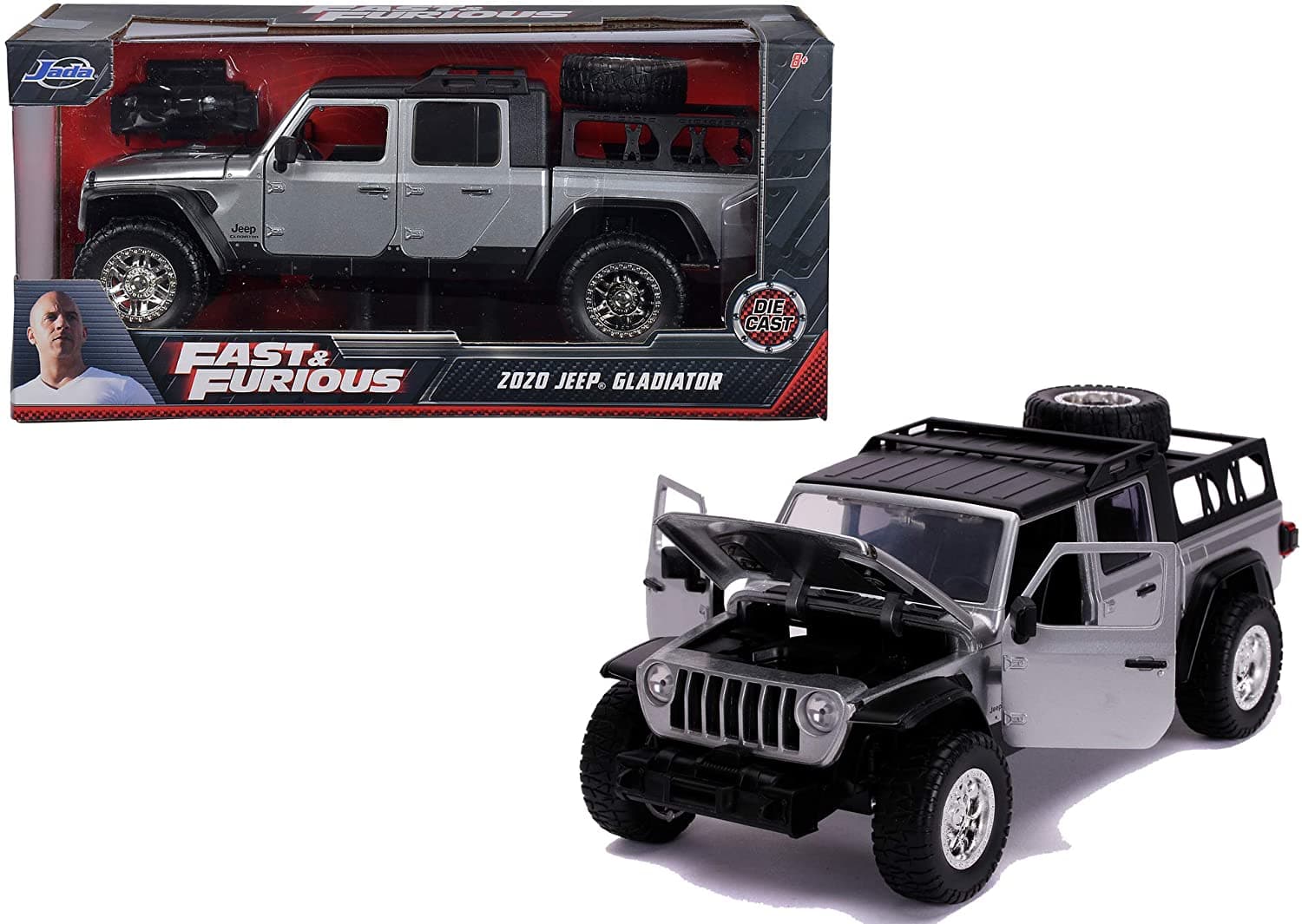 Toys Hollywood Riders - Fast & Furious 9: 2020 Jeep Gladiator (Scala 1:24)