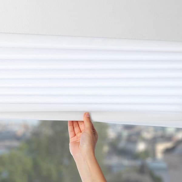 SCHOTTIS - Pleated blind, white, 90x190 cm - best price from Maltashopper.com 20242282