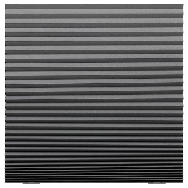 SCHOTTIS - Block-out pleated blind, dark grey, 100x190 cm - best price from Maltashopper.com 90369507