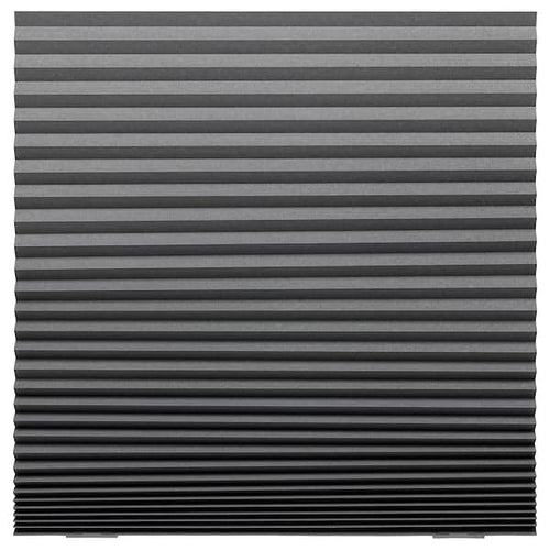 SCHOTTIS - Block-out pleated blind, dark grey, 100x190 cm