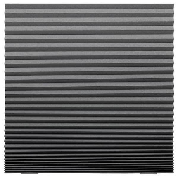 SCHOTTIS - Block-out pleated blind, dark grey, 100x190 cm