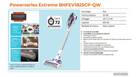 POWERSERIES EXTREME POWER 45WH RECHARGEABLE BROOM, BLACK+DECKER, WITH INTEGRATED BATTERY
