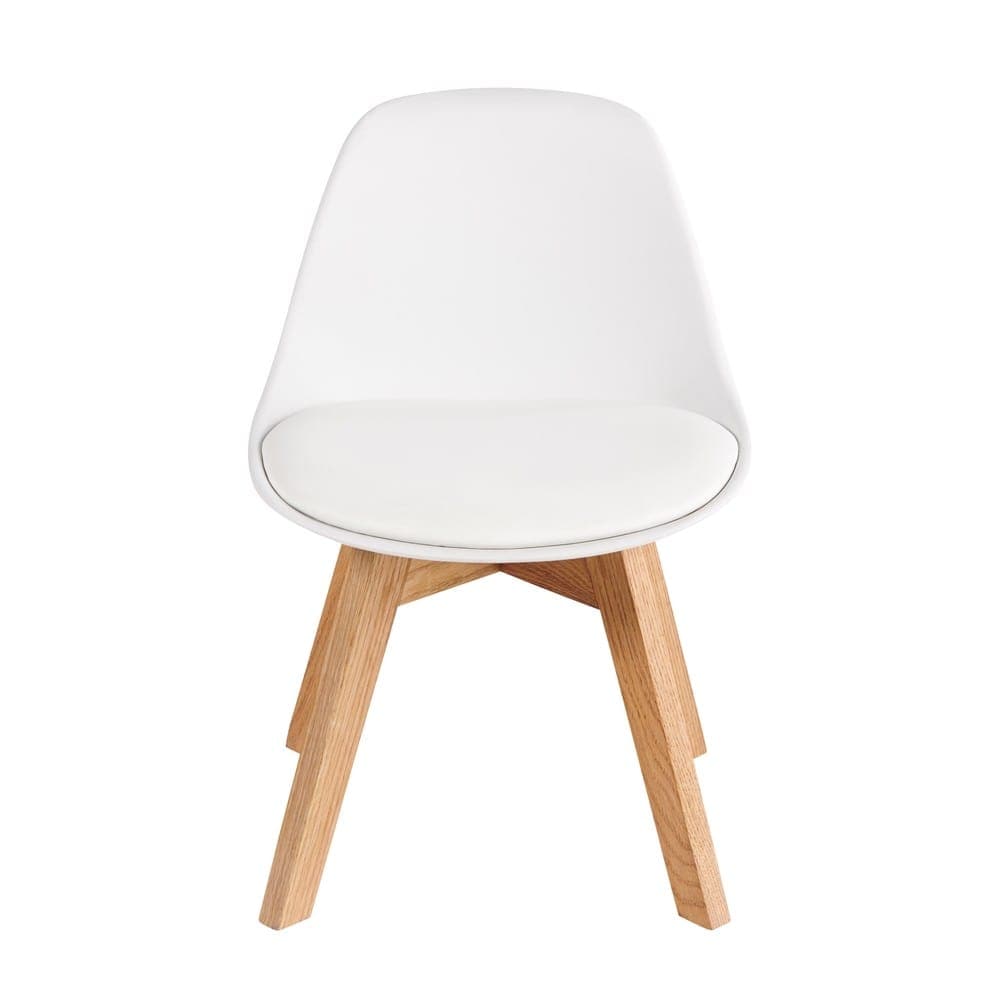 Maisons du Monde Maisons du Monde Ice - Scandinavian style chair white child and oak