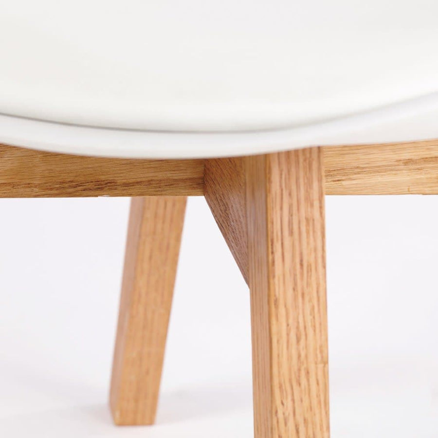 Maisons du Monde Maisons du Monde Ice - Scandinavian style chair white child and oak