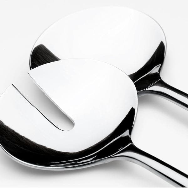 Ikea SEDLIG Set of 2 cutlery for salad - stainless steel 28 cm , 28 cm