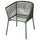 SEGERÖN - SEGERÖN Chair with armrests, outdoor, dark green