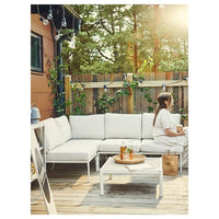SEGERÖN - One-seat section, outdoor, white/beige - best price from Maltashopper.com 50510805