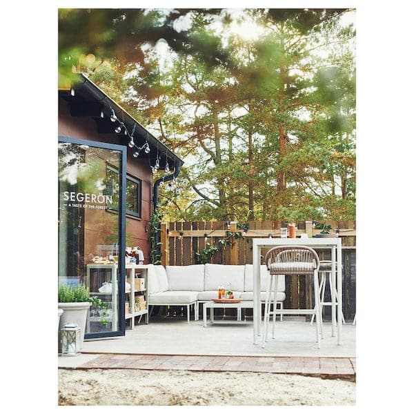 Ikea SEGERÖN - One-seat section, outdoor, white/beige