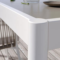 SEGERÖN - Table, outdoor, white/beige, 91x147 cm - best price from Maltashopper.com 90510813