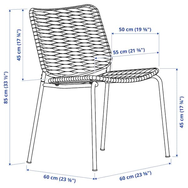 Ikea SEGERÖN / TEGELÖN - Table and 4 chairs, outdoor white/beige/beige
