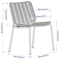 SEGERÖN / TEGELÖN - Table and 4 chairs, outdoor white/beige/beige - best price from Maltashopper.com 29501233