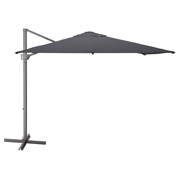 SEGLARÖ - Hanging umbrella, anthracite/tilt, 330x240 cm - best price from Maltashopper.com 20532007