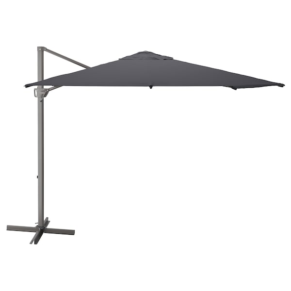 SEGLARÖ - Parasol, hanging, anthracite/tilting, 330x240 cm