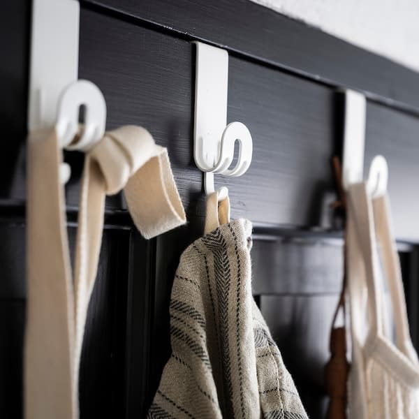 Ikea SEKINER - Hook for door, white