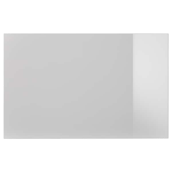 SELSVIKEN Door/front drawer - glossy light grey 60x38 cm , - best price from Maltashopper.com 00361087
