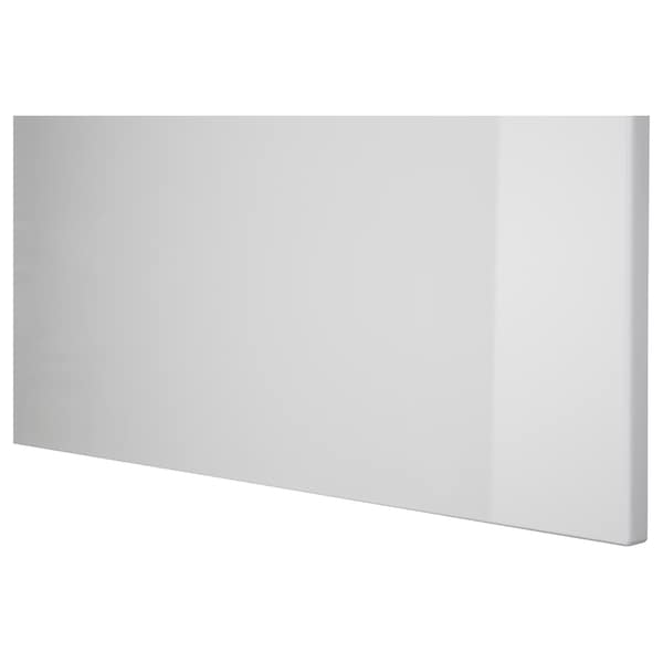 SELSVIKEN Door/front drawer - glossy light grey 60x38 cm , - best price from Maltashopper.com 00361087