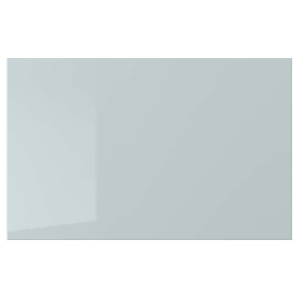 SELSVIKEN - Door/drawer front, high-gloss light grey-blue, 60x38 cm - best price from Maltashopper.com 70488653