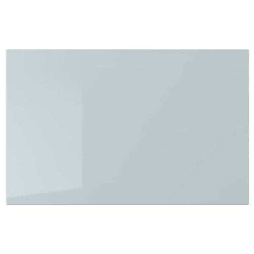 SELSVIKEN - Door/drawer front, high-gloss light grey-blue, 60x38 cm
