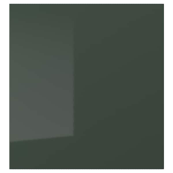 Ikea SELSVIKEN - Door, high-gloss dark olive-green, 60x64 cm