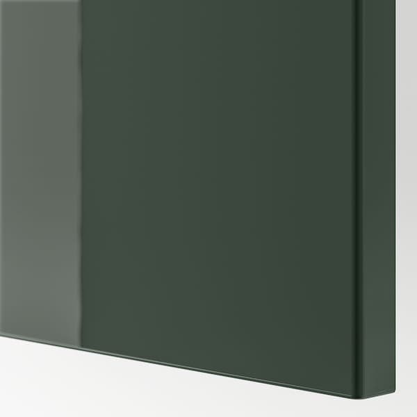 Ikea SELSVIKEN - Door, high-gloss dark olive-green, 60x64 cm