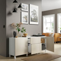 SELSVIKEN Drawer front - beige gloss 60x26 cm , 60x26 cm - best price from Maltashopper.com 70294867