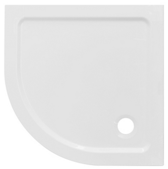 SEMI-CIRCULAR SHOWER TRAY IN REINFORCED STRUCTURAL TECHNOPOLYMER CM80X80 H3