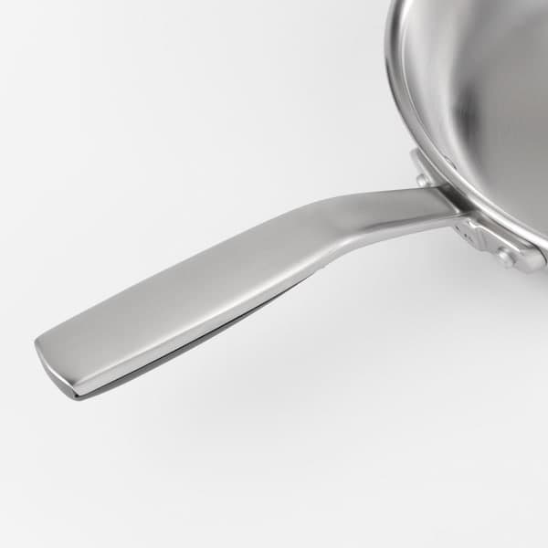 SENSUELL - Frying pan, stainless steel/grey, 28 cm - best price from Maltashopper.com 60324544