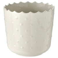 SESAMFRÖN plant pot, in/outdoor off-white, 9 cm