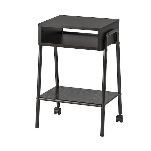 Ikea SETSKOG - Bedside table, black, 45x35 cm