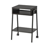 SETSKOG - Bedside table, black, 45x35 cm - best price from Maltashopper.com 70338041