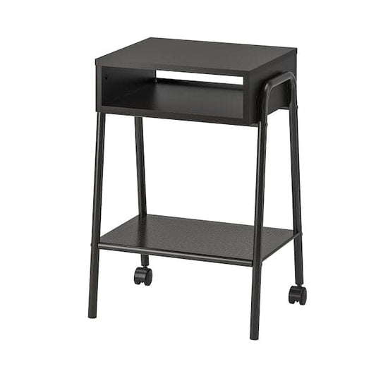 Ikea SETSKOG - Bedside table, black, 45x35 cm
