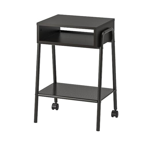 SETSKOG - Bedside table, black, 45x35 cm