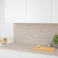 SIBBARP - Custom made wall panel, beige stone effect/laminate, 1 m²x1.3 cm - best price from Maltashopper.com 10444493