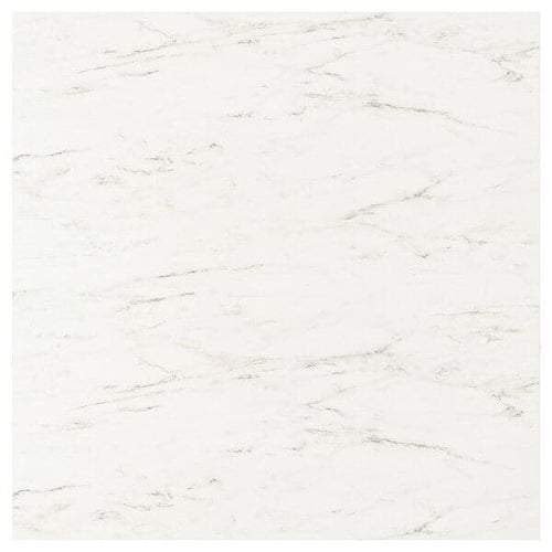 SIBBARP - Custom made wall panel, white marble effect/laminate, 1 m²x1.3 cm