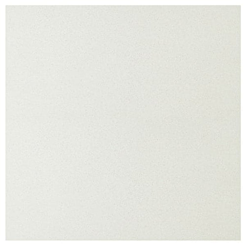 SIBBARP - Custom made wall panel, white/light grey stone effect/laminate , 1 m²x1.3 cm