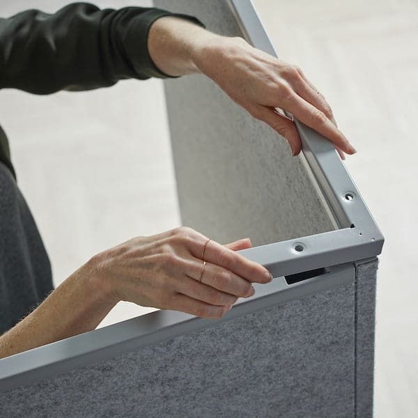 Ikea SIDORNA - Paravento, grigio, , 82x80x195 cm
