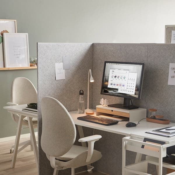 SIDORNA - Screen, grey, 162x160x150cm , - best price from Maltashopper.com 09507877