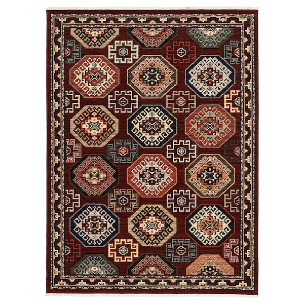 SIGERSLEV - Carpet, short pile, fantasy/fantasy,170x225 cm