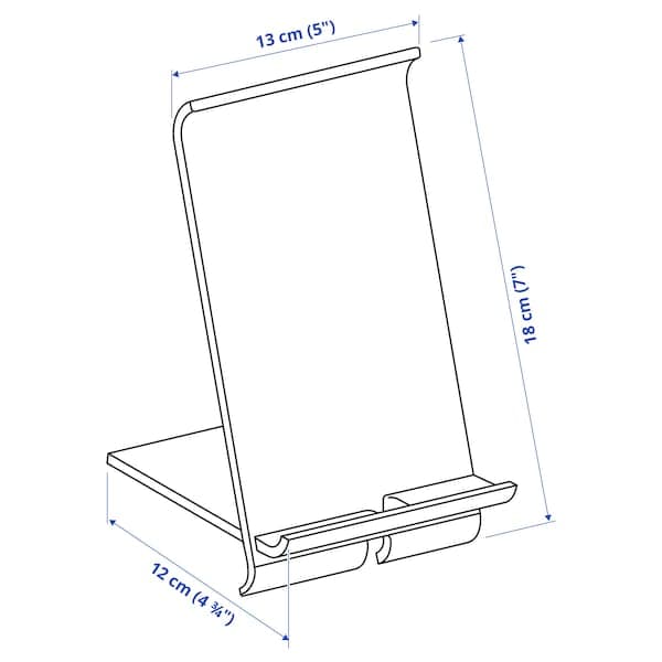 SIGFINN - Holder for mobile phone, bamboo veneer - best price from Maltashopper.com 30383059