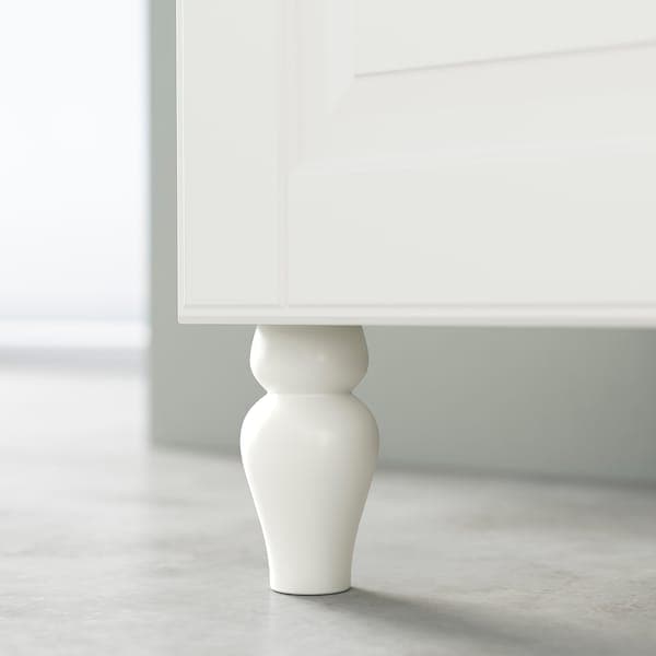 Ikea SIGGARP - Leg, white, 10 cm