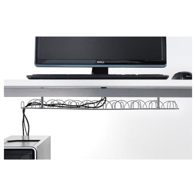 SIGNUM - Cable trunking horizontal, silver-colour, 70 cm - best price from Maltashopper.com 30200253