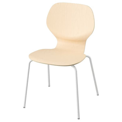SIGTRYGG - Chair, birch/Sefast white