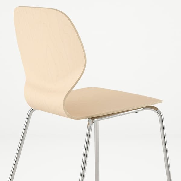 SIGTRYGG - Chair, birch/Sefast chrome-plated - best price from Maltashopper.com 49481521