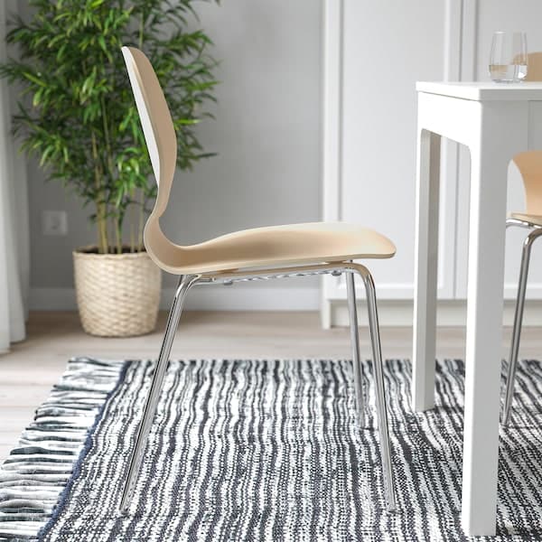 SIGTRYGG - Chair, birch/Sefast chrome-plated - best price from Maltashopper.com 49481521