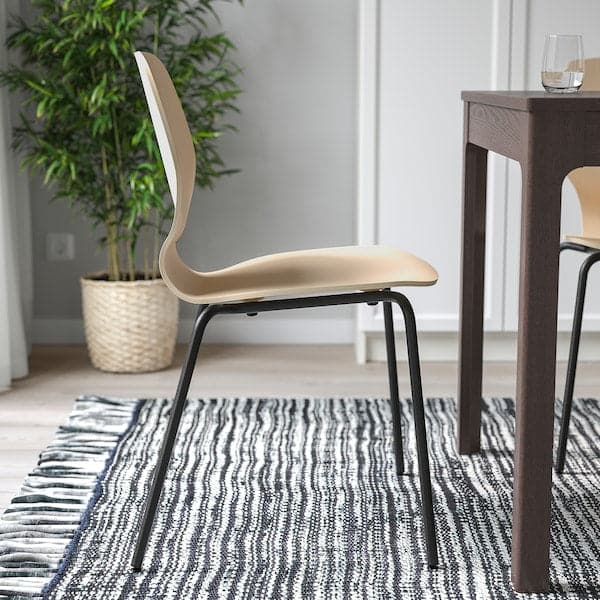 SIGTRYGG - Chair, birch/Sefast black - best price from Maltashopper.com 89481524