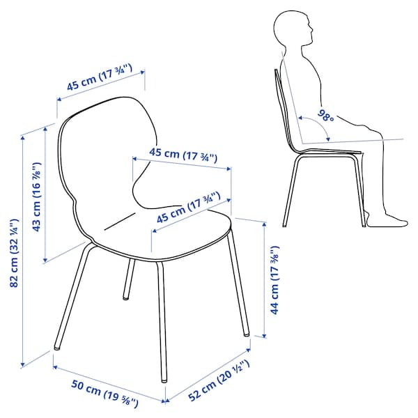 SIGTRYGG - Chair, birch/Sefast black - Premium Chairs from Ikea - Just €64.99! Shop now at Maltashopper.com
