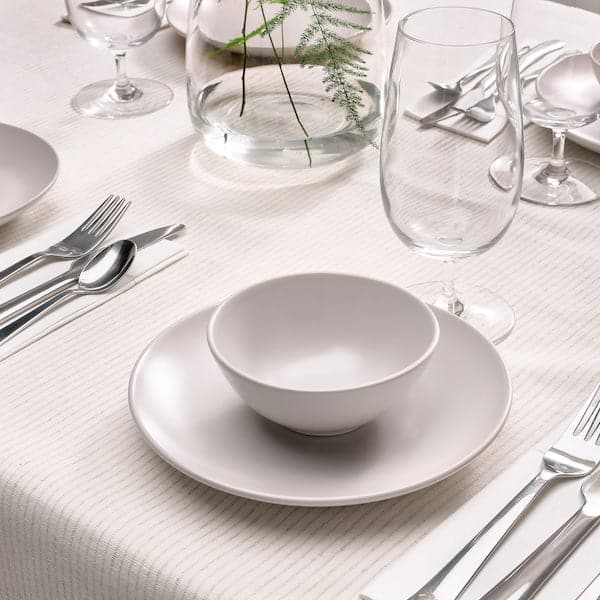 Ikea SILVERARV - Tablecloth, beige, 145x240 cm